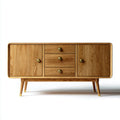 Szafka z drewna orzechowego w kolorze ciemnym 100 x 40 x 75cm